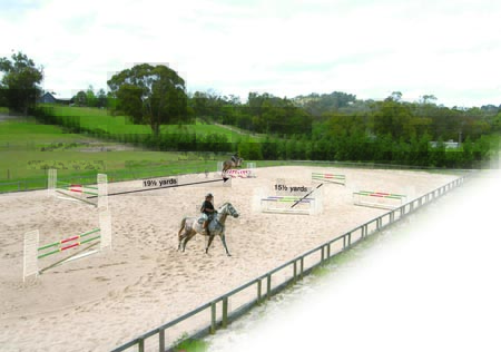 Horse Jumping Diagram