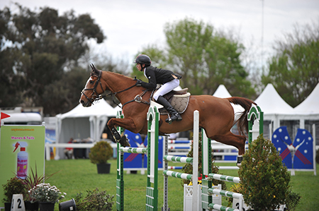...and at the Australian Championships with his schoolmaster, Isle of Rahn 