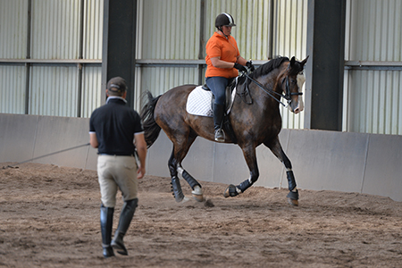 Sharyn and Flash are regular guests at Gary's clinics