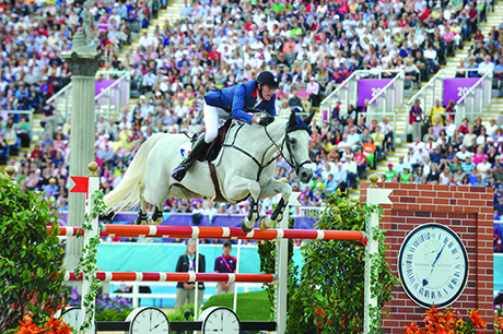 Kevin and Silvana competing in the London Games