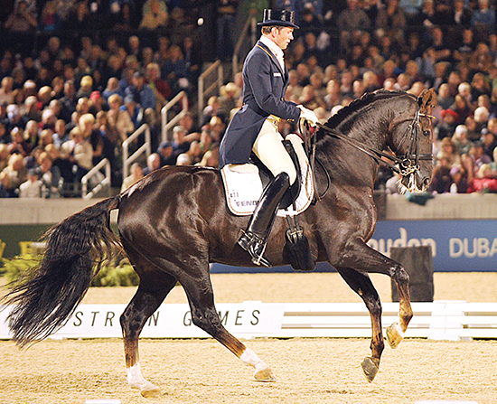 Christoph and Donnperignon at the 2010 WEG