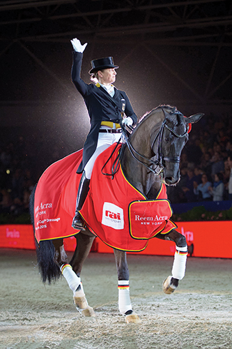 Reem Acra FEI World Cup Dressage Grand prix freestyle Dressage Amsterdam Isabell Werth - Weihegold Pic Arnd Bronkhorst