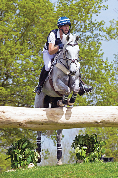 Clarke Johnstone of New Zealand riding Balmoral Sensation