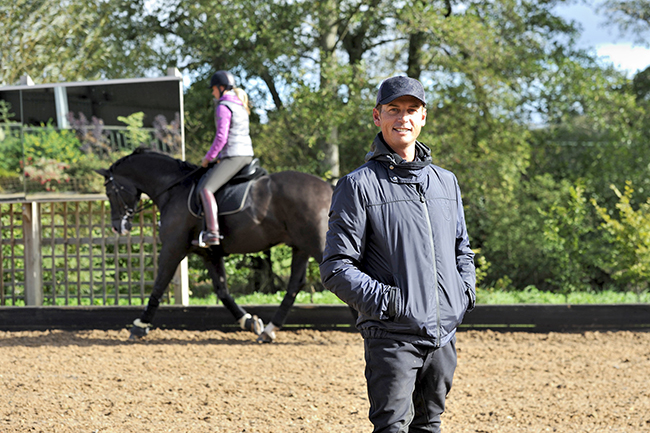 Carl Hester at home, Oaklebrook Mill