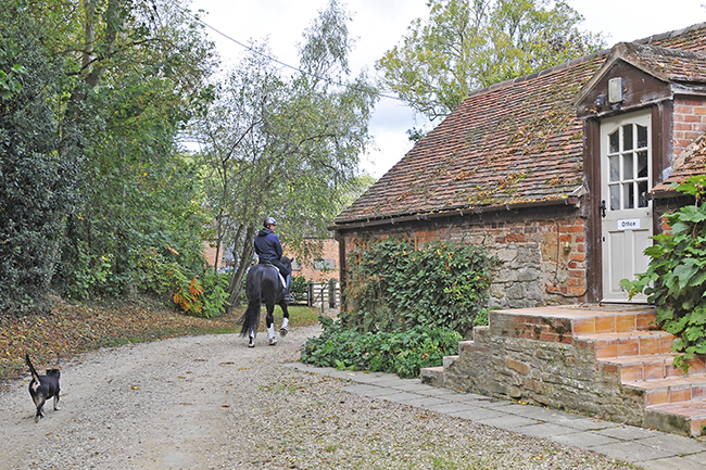 Carl Hester at home, Oaklebrook Mill