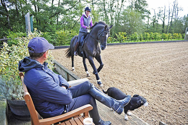 Carl Hester at home, Oaklebrook Mill