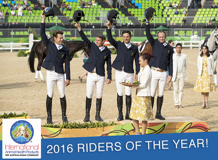 Team Australia Bronze medal, Burton Christopher, Griffits Sam, Tinney Stuart, AUS Olympic Games Rio 2016 © Hippo Foto - Dirk Caremans 09/08/16